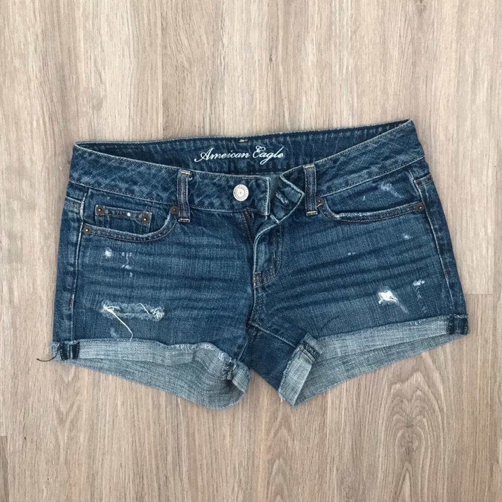 Denim shorts